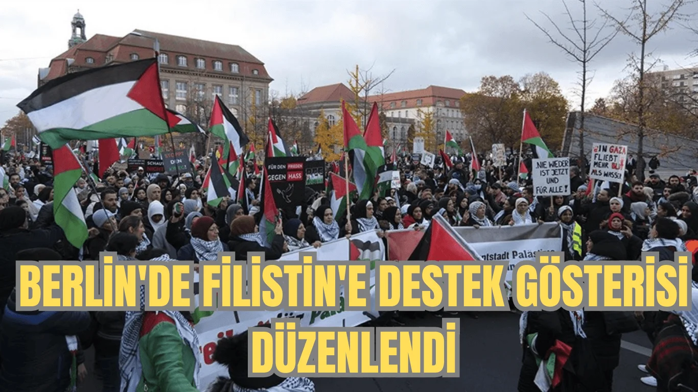 filistine destek gösterisi