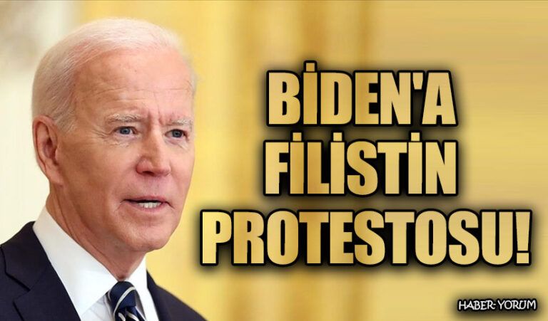 Biden’a Filistin Protestosu