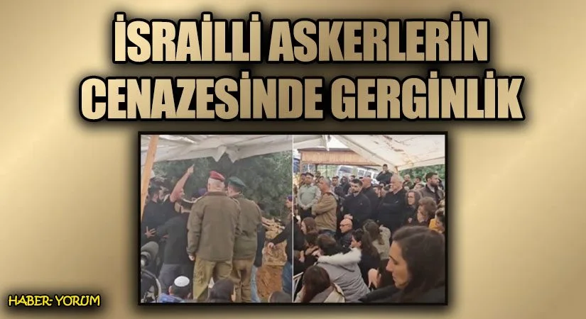 İsrailli Askerlerin Cenazesinde Gerginlik