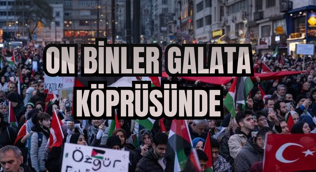 ON BİNLER GALATA KÖPRÜSÜNDE