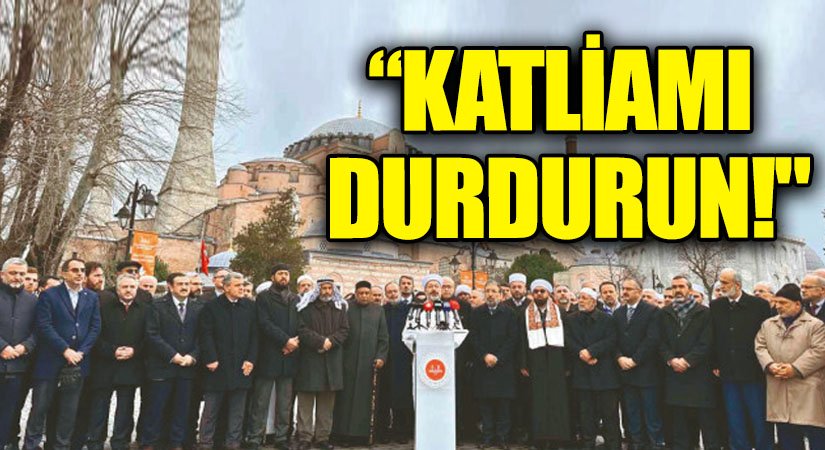 Ayasofya’dan Yükselen Çağrı: “Gazze’deki Katliamı Durdurun!”