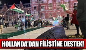 Hollanda’da Filistin’e Destek İçin Geniş Çaplı Oturma Eylemleri