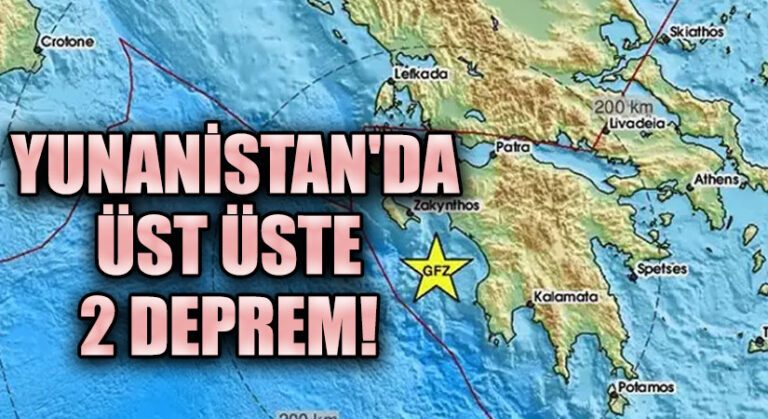 YUNANİSTAN’DA ŞİDDETLİ DEPREM!