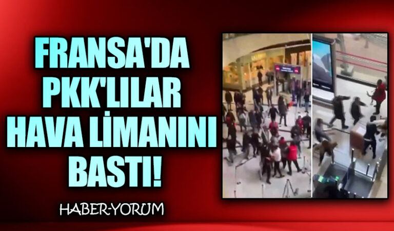 Fransa’da PKK’lılar Hava Limanı Bastı