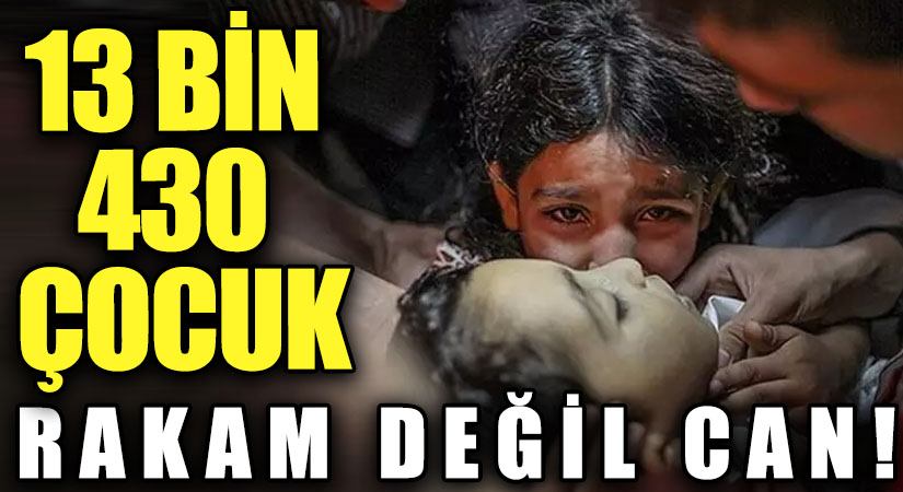 Gazze’de 151 Günde 13 Bin 430 Çocuk Hayatını Kaybetti