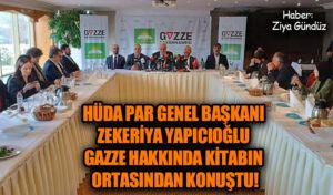 ZEKERİYA YAPICIOĞLU GAZZE HAKKINDA KİTABIN ORTASINDAN KONUŞTU!
