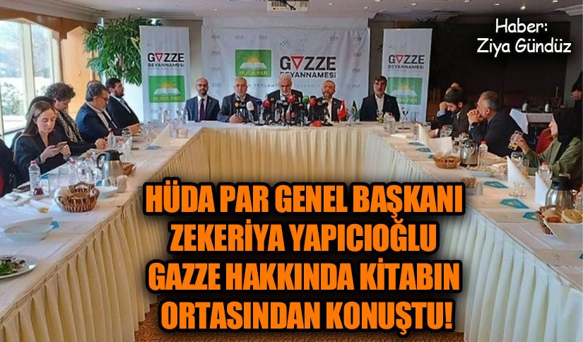 ZEKERİYA YAPICIOĞLU GAZZE HAKKINDA KİTABIN ORTASINDAN KONUŞTU!