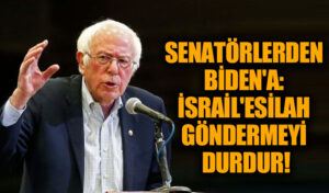 Senatörlerden Biden’a: İsrail’e Silah Göndermeyi Durdur!