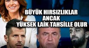 BÜYÜK HIRSIZLIKLAR ANCAK YÜKSEK LAİK TAHSİLLE OLUR