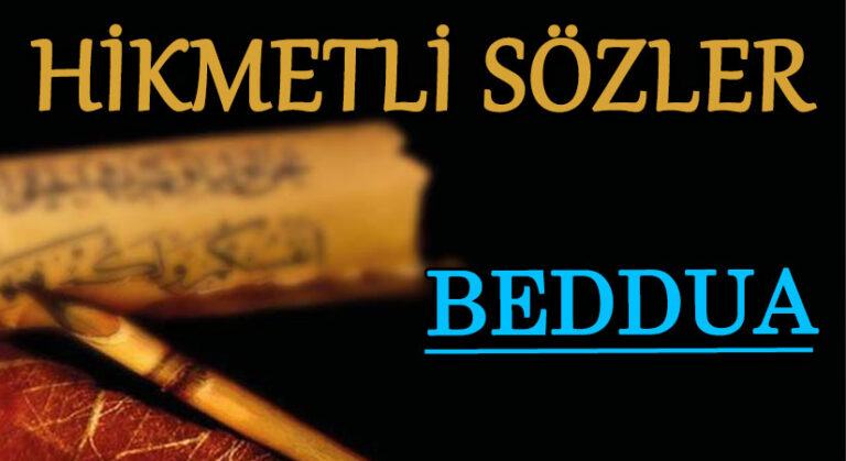 HİKMETLİ SÖZLER | BEDDUA