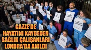 Gazze’deki Sağlık Çalışanlarının Londra’daki Anma Töreni