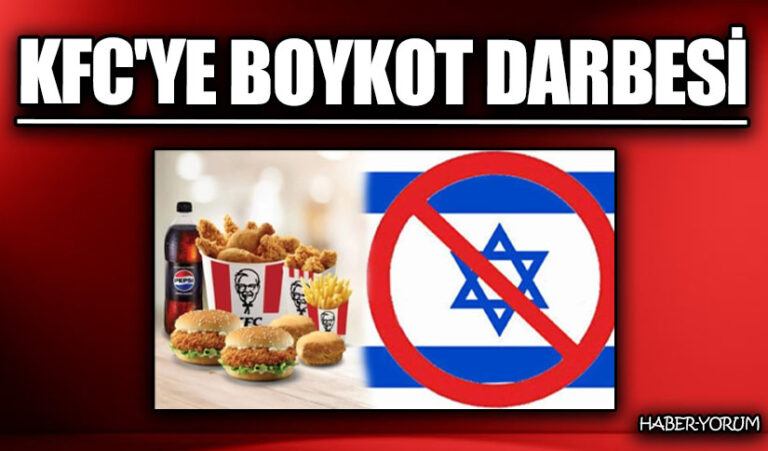 KFC’YE BOYKOT DARBESİ