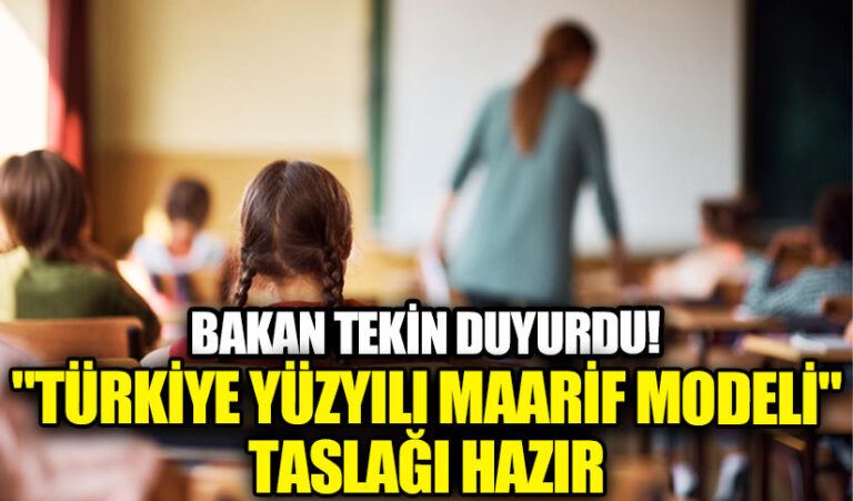 Yeni Müfredat Taslağı Kamuoyuna Sunuldu: “Türkiye Yüzyılı Maarif Modeli”