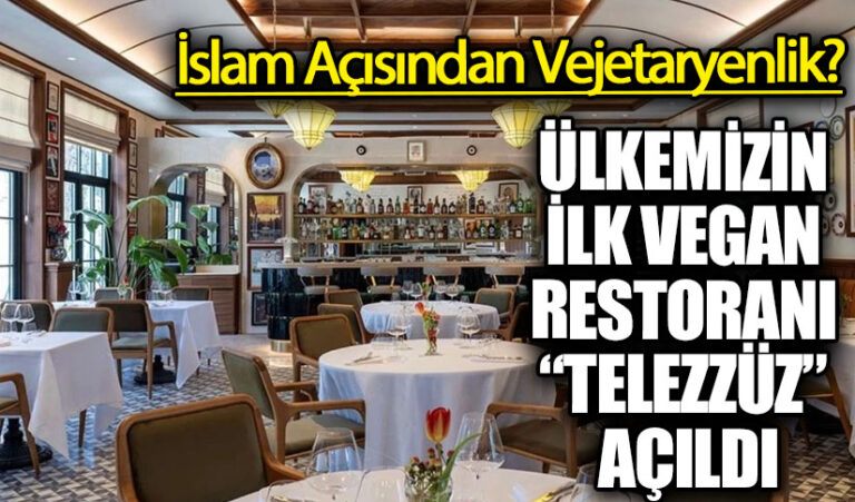 ÜLKEMİZİN İLK VEGAN RESTORANI “TELEZZÜZ” AÇILDI