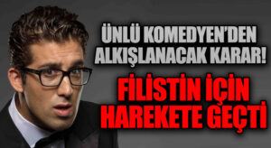Doğu Demirkol’dan Filistin’e Anlamlı Destek!