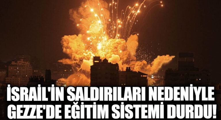 İsrail’in Saldırıları Nedeniyle Gazze’de Eğitim Sistemi Durdu