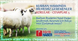 Kurban İbadetini Nasıl Değerlendirmeli, Bütçemizi Zorlamalı mıyız?