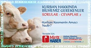 KURBAN KESMENİN AMACI NEDİR?