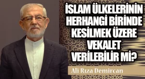 FETVA İSTE “VEKALETLE KURBAN”