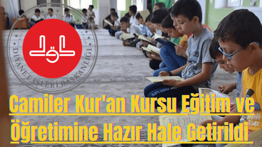 Camiler Kur’an Kursu Eğitim ve Öğretimine Hazır Hale Getirildi