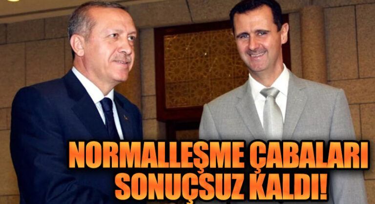 Esad’dan Türkiye Açıklaması: Normalleşme Çabaları Sonuçsuz Kaldı!
