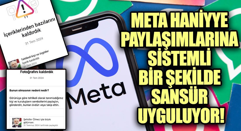 Facebook ve Instagram İsmail Heniyye’ye Başsağlığı Mesajları Engellendi
