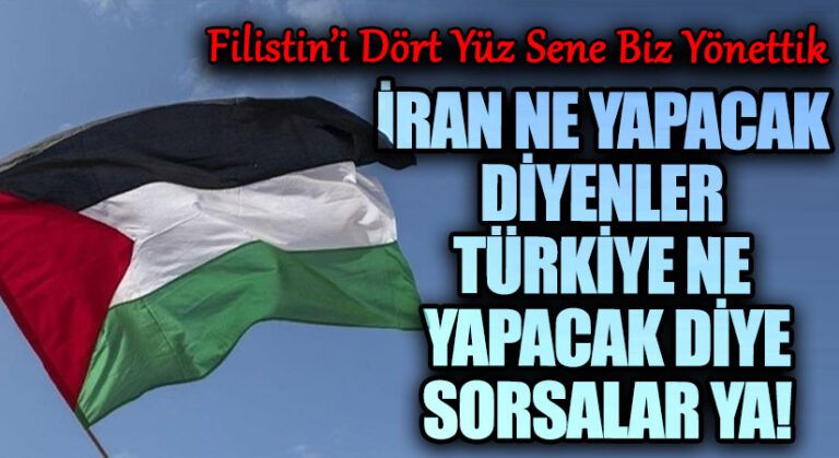 İRAN NE YAPACAK DİYENLER TÜRKİYE NE YAPACAK DİYE SORSALAR YA!