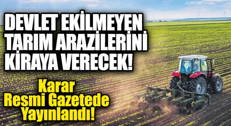 Tarım ve Orman Bakanlığı İşlenmeyen Tarım Arazilerini Üretime Kazandırıyor!