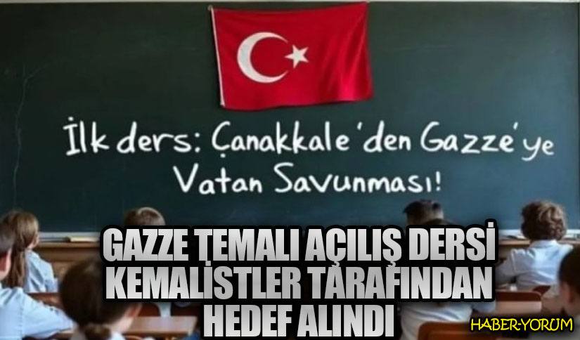 Gazze Temalı Açılış Dersi Kemalistler Tarafından Hedef Alındı