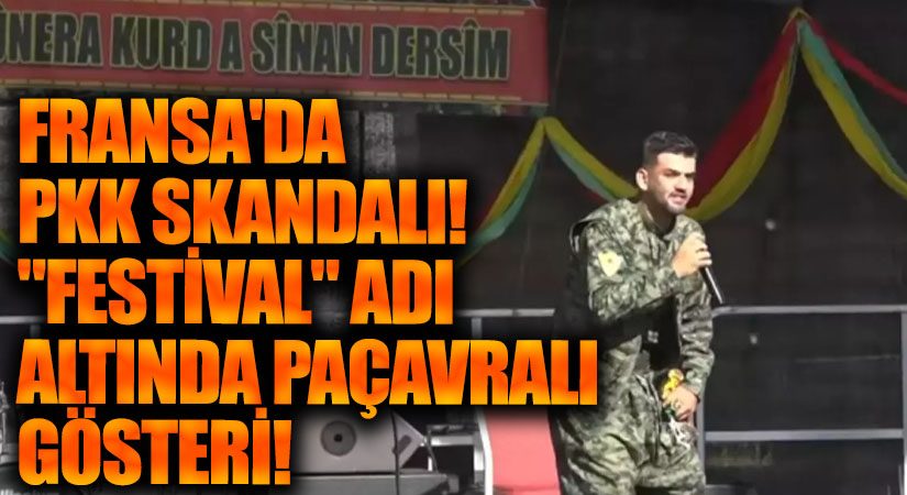 Fransa’da PKK Gösterisine Skandal Destek: Terör Propagandası ‘Festival’le Yapıldı!”