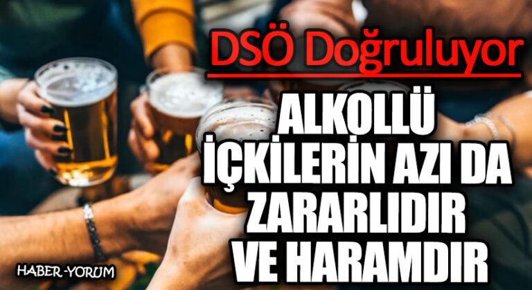 ALKOLLÜ İÇKİLERİN AZI DA ZARARLIDIR VE HARAMDIR