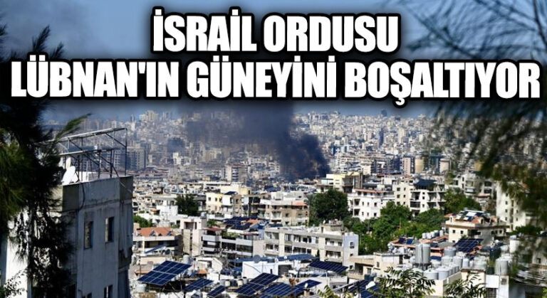 İsrail Ordusu Lübnan’ın Güneyini Boşaltıyor