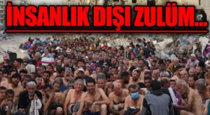 İsrail’den Filistinlilere Soğukta Çıplak İşkence!