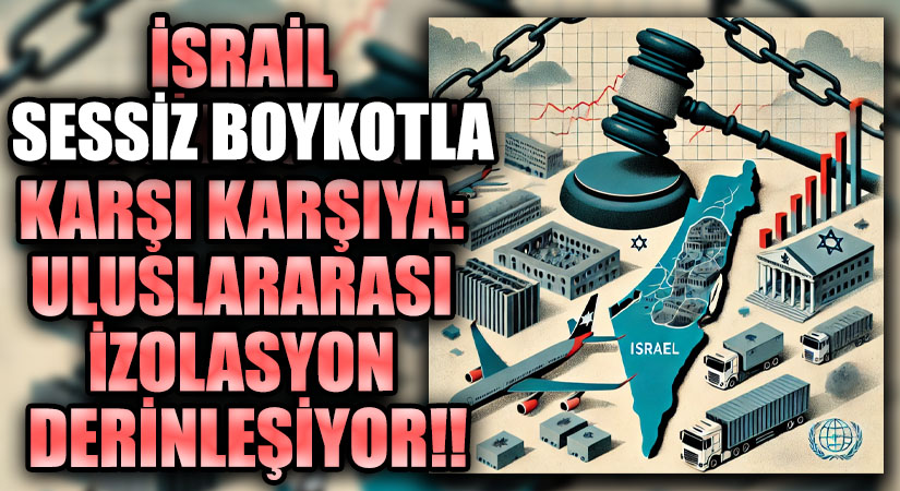 İSRAİL “SESSİZ BOYKOT”LA KARŞI KARŞIYA: ULUSLARARASI İZOLASYON DERİNLEŞİYOR