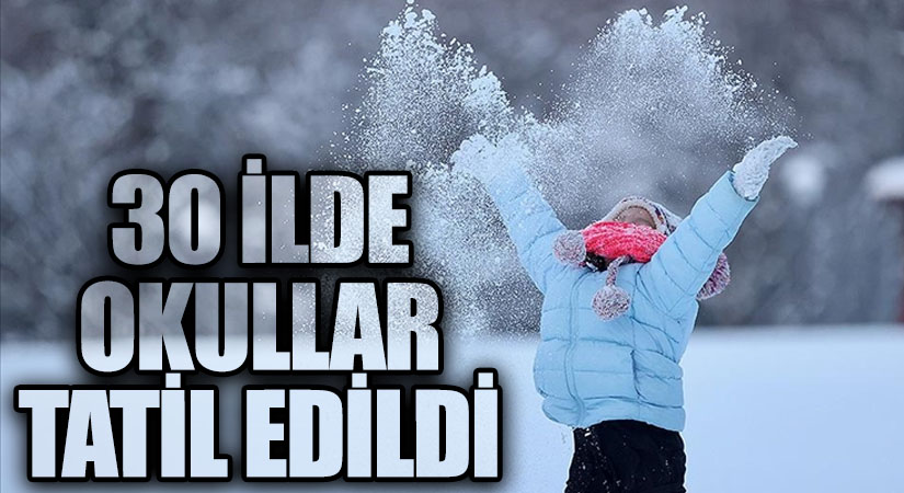 Yoğun Kar Yağışı Eğitimi Durdurdu: 25 Kasım’da Birçok İlde Okullar Tatil Edildi