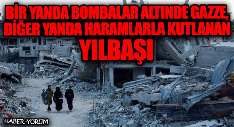 Bir Yanda Bombalar Altında Gazze, Diğer Yanda Haramlarla Kutlanan Yılbaşı
