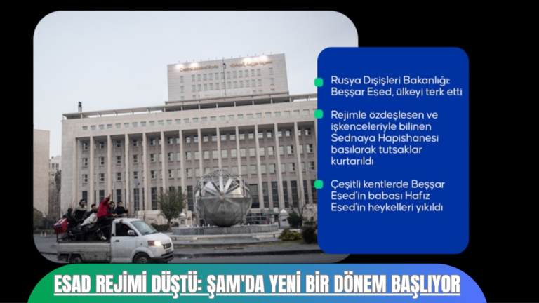 ESAD REJİMİ DÜŞTÜ: ŞAM’DA YENİ BİR DÖNEM BAŞLIYOR