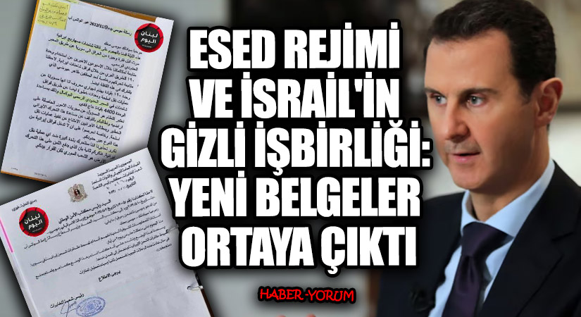 Esed Rejimi ve İsrail’in Gizli İşbirliği: Yeni Belgeler Ortaya Çıktı