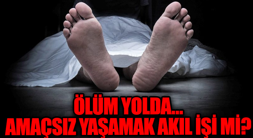 ÖLÜM YOLDA…AMAÇSIZ YAŞAMAK AKIL İŞİ Mİ?