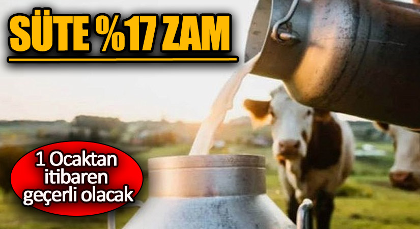 Ulusal Süt Konseyi Çiğ Süt Fiyatını Güncelledi: Yeni Fiyat 1 Ocak’ta Yürürlükte