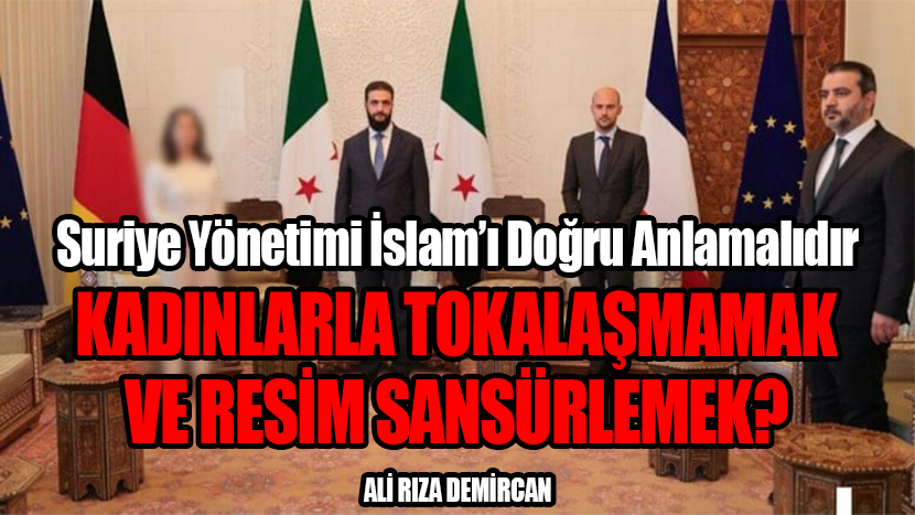 KADINLARLA TOKALAŞMAMAK VE RESİM SANSÜRLEMEK?