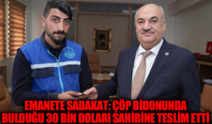 Emanete Sadakat: Çöp Bidonunda Bulduğu 30 Bin Doları Sahibine Teslim Etti