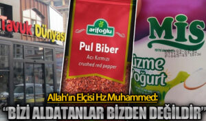 “BİZİ ALDATANLAR BİZDEN DEĞİLDİR”