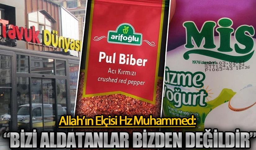“BİZİ ALDATANLAR BİZDEN DEĞİLDİR”