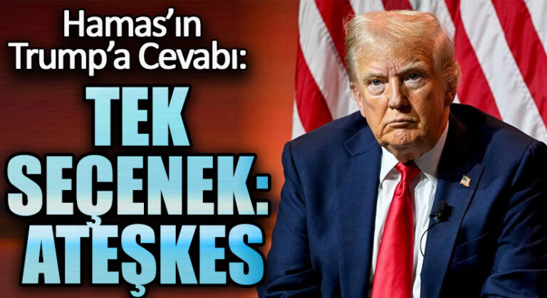 TEK SEÇENEK: ATEŞKES