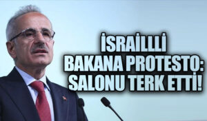 İsrailli Bakana Protesto: Salonu Terk Etti