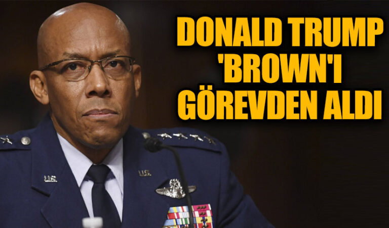 Donald Trump ”Brown’ı” Görevden Aldı
