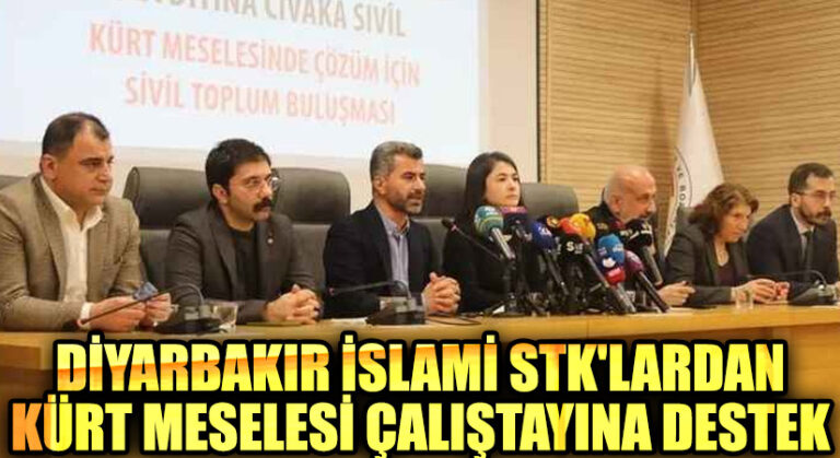 Diyarbakır İslami STK’lardan Kürt Meselesi Çalıştayına Destek