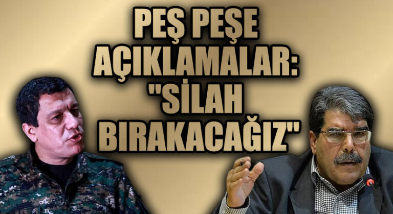 Peş Peşe Açıklamalar: “Silah Bırakacağız”