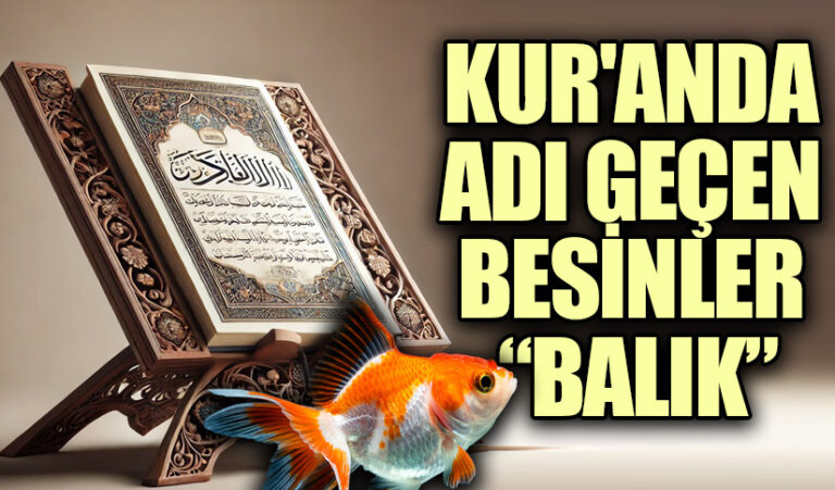 KUR’AN’DA ADI GEÇEN BESİNLER “BALIK”